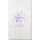 Confetti Dots Oh Happy Day Bamboo Luxe Guest Towels Image 1 of 3